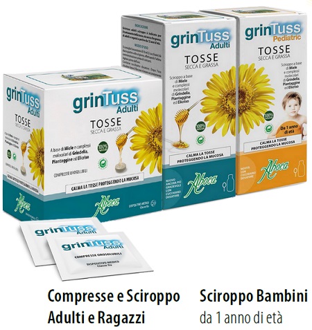 Grintuss Sciroppo Adulti e Bambini tosse secca e grassa Vendita e Offerta