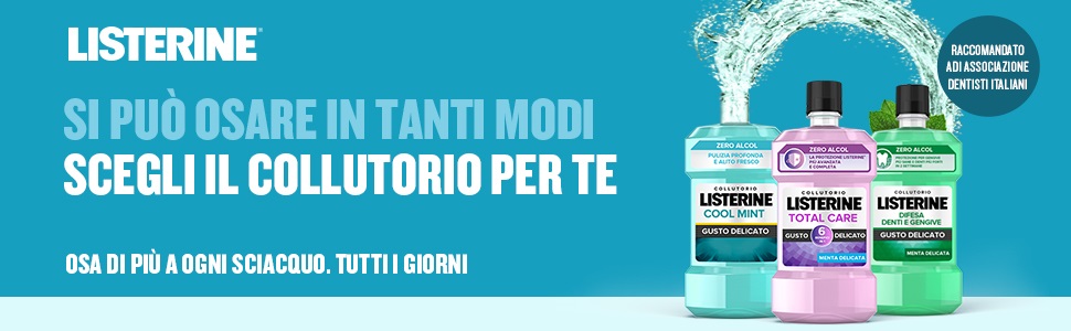 Listerine Collutorio per la cura di denti e gengive in vendita e offerta su farmafamily.it