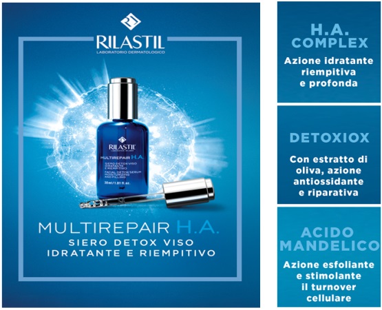 Rilastil Multirepair HA Siero Detox VIso in vendita e offerta