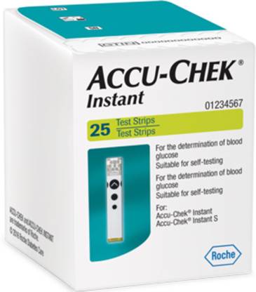 ACCU-CHEK INSTANT 25 STRISCE MISURAZIONE GLICEMIA - Farmafamily.it
