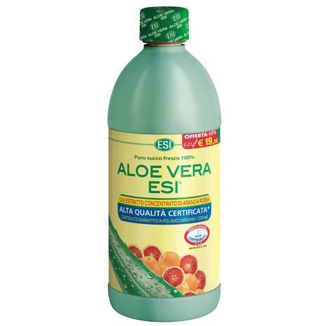 ESI ALOE SUCCO ARANCIA ROSSA 1000 ML - Farmafamily.it