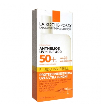 ANTHELIOS UVMUNE FLUIDO INVISIBILE SPF50+ SENZA PROFUMO 50 ML - Farmafamily.it