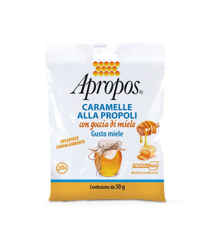 APROPOS CARAMELLE DURE MIELE CUOR DI MIELE 50 G - Farmafamily.it