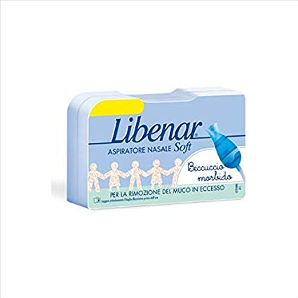 ASPIRATORE NASALE LIBENAR SOFT + 20 FILTRI DI RICAMBIO - Farmafamily.it