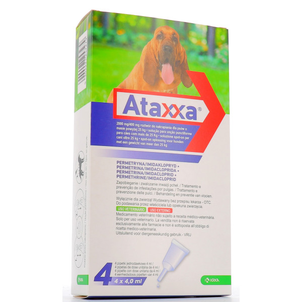 ATAXXA SPOTON*4PIP 25-40KG - Farmafamily.it