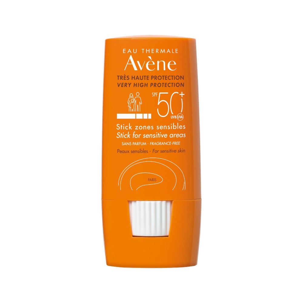 AVENE EAU THERMALE STICK LARGE ZONE SENSIBILI 50+ 8 G - Farmafamily.it