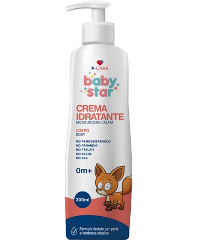 BABYSTAR CREMA IDRATANTE 300 ML - Farmafamily.it