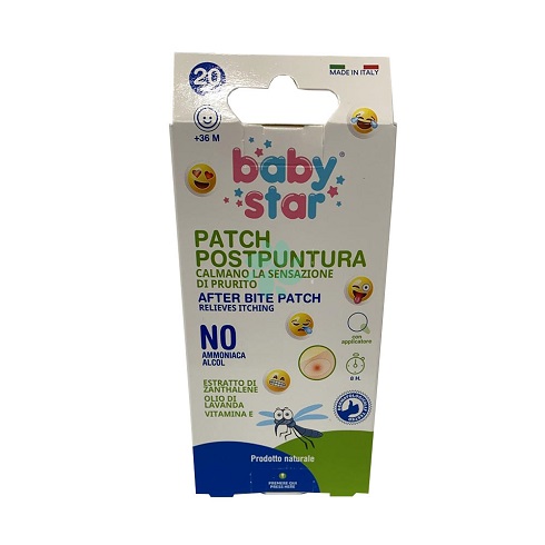 BABYSTAR NATURAL PATCH POST PUNTURA EMOJI 20 PEZZI - Farmafamily.it