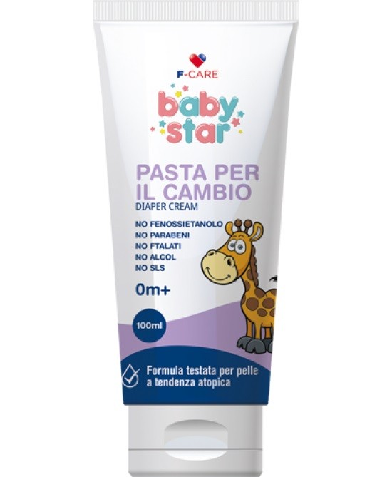 BABYSTAR PASTA PER IL CAMBIO 100 ML - Farmafamily.it