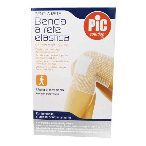 BENDA A RETE TUBOLARE PIC CALIBRO 4 GAMBA/GINOCCHIO 3M - Farmafamily.it
