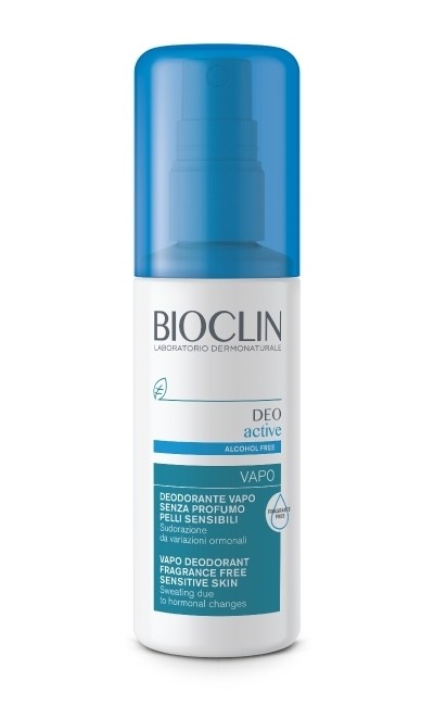 BIOCLIN DEO ACTIVE VAPO SENZA PROFUMO E SENZA ALCOOL PER PELLI SENSIBILI PROMO 100 ML - Farmafamily.it