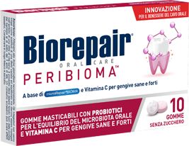 BIOREPAIR PERIBIOMA GOMME MASTICABILI 10 COMPRESSE DA 1,2 G - Farmafamily.it