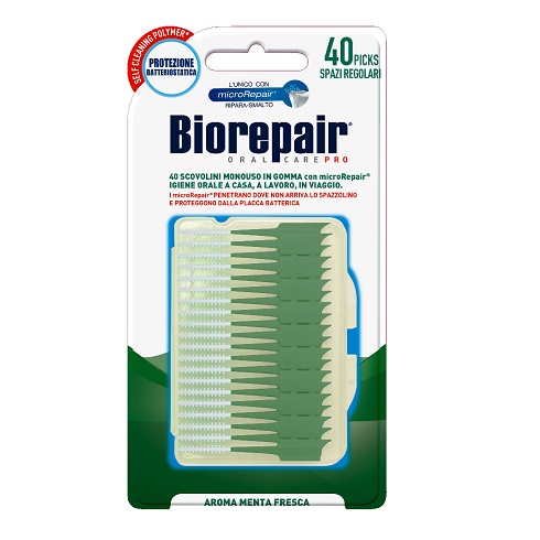 BIOREPAIR SOFT PICK SCOVOLINI IN GOMMA MONOUSO REGULAR 40 PEZZI - Farmafamily.it