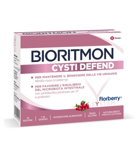 BIORITMON CYSTI DEFEND 10 BUSTINE DA 4,15 G - Farmafamily.it