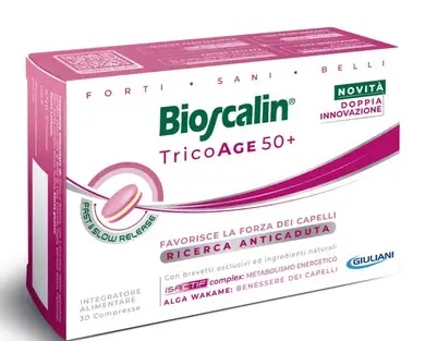 BIOSCALIN TRICOAGE 30 COMPRESSE - Farmafamily.it
