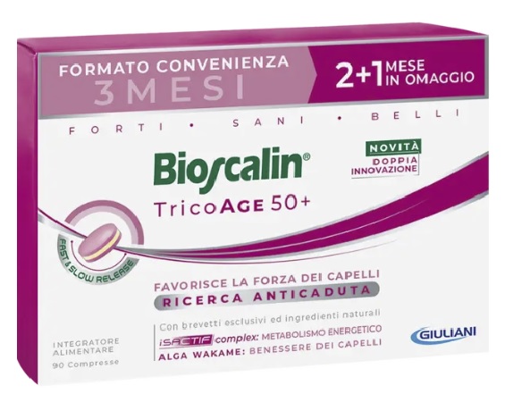 BIOSCALIN TRICOAGE NF 90 COMPRESSE - Farmafamily.it