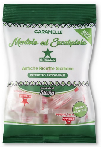 CARAMELLE STELLA MENTOLO E EUCALIPTO ZERO ZUCCHERO 60 G - Farmafamily.it