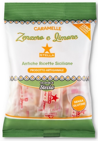 CARAMELLE STELLA ZENZERO E LIMONE ZERO 60 G - Farmafamily.it