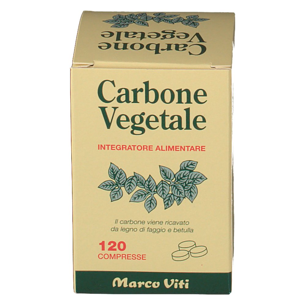 Carbone Vegetale 120 Compresse - Farmafamily.it