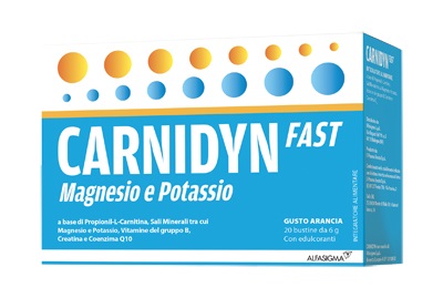CARNIDYN FAST MAGNESIO E POTASSIO  20 BUSTE - Farmafamily.it