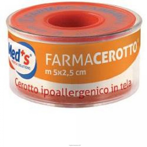 CEROTTO MEDS IPOALLERGENICO TELA 500X2,5 CM SSR - Farmafamily.it