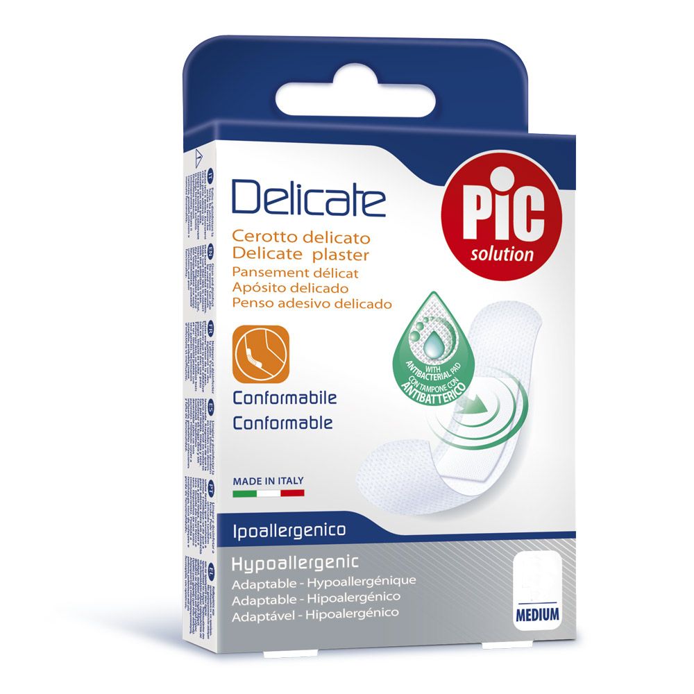 CEROTTO PIC DELICATE EXTRA ANTIBATTERICO 10 PEZZI - Farmafamily.it