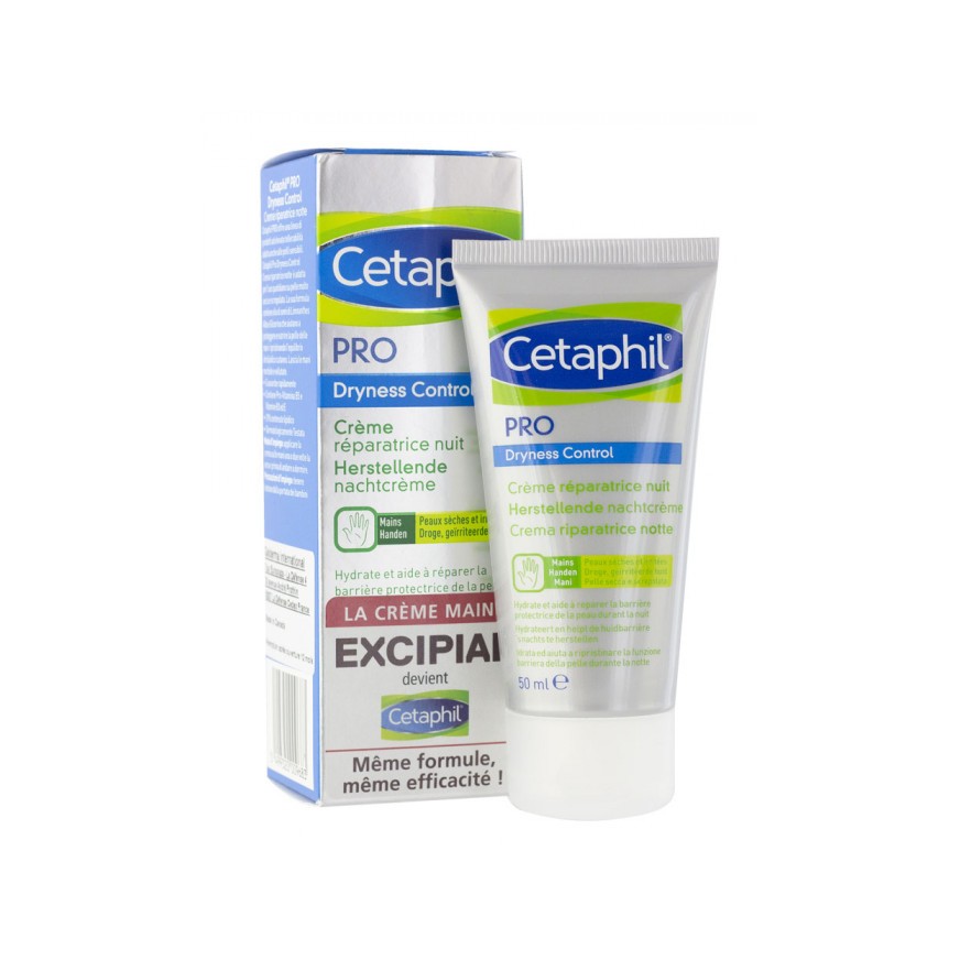 CETAPHIL PRO DRYNESS CONTROL CREMA MANI RIPARATRICE NOTTE 50 ML - Farmafamily.it