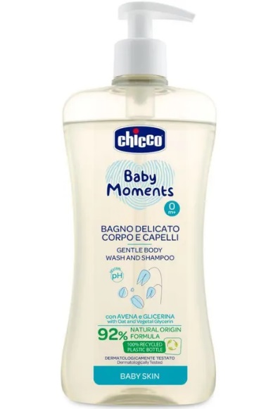 CHICCO BABY MOMENTS BAGNO CORPO CAP 500 ML - Farmafamily.it