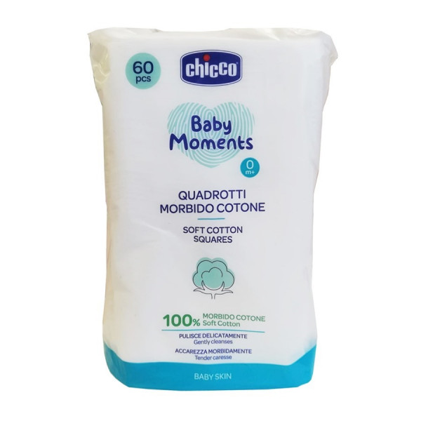 CHICCO BABY MOMENTS QUADROTTI 60 PEZZI - Farmafamily.it
