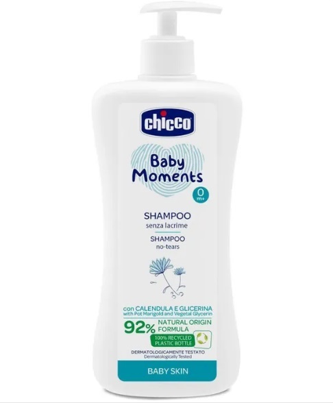 CHICCO BABY MOMENTS SHAMPOO DELICATE 500 ML - Farmafamily.it