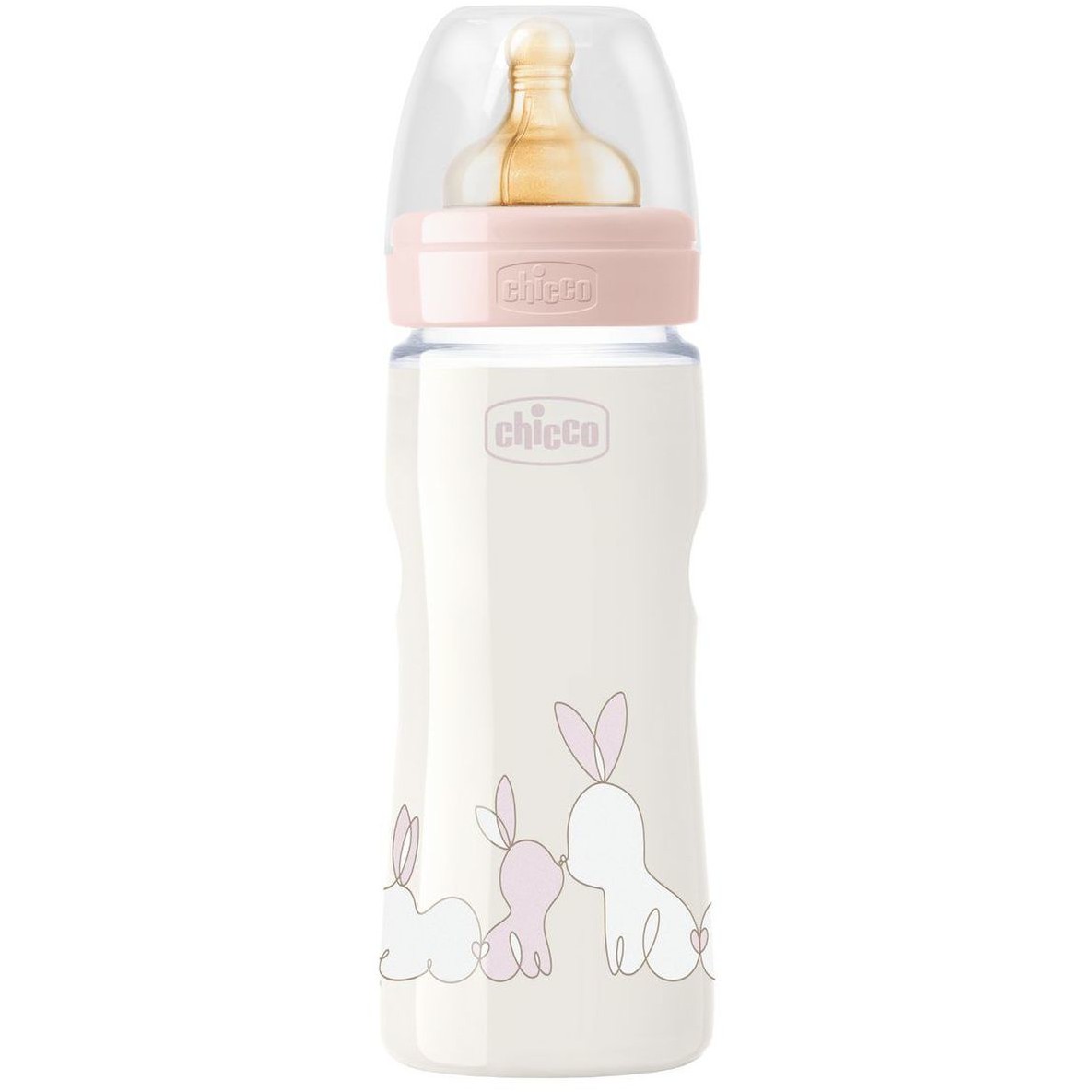 CHICCO BIBERON ORIGINAL 330ML TOUCH REGULAR GIRL CON TETTARELLA IN CAUCCIU' - Farmafamily.it