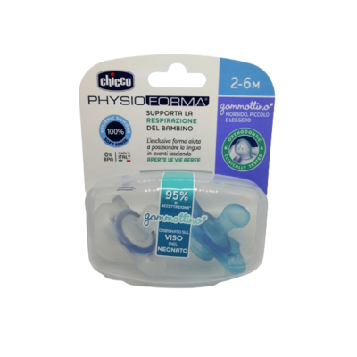 CHICCO GOMMOTTINO BOY SILICONE 2-6 MESI 2 PEZZI ITA C - Farmafamily.it