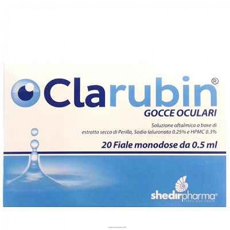CLARUBIN GOCCE OCULARI 20 FIALE MONODOSE - Farmafamily.it