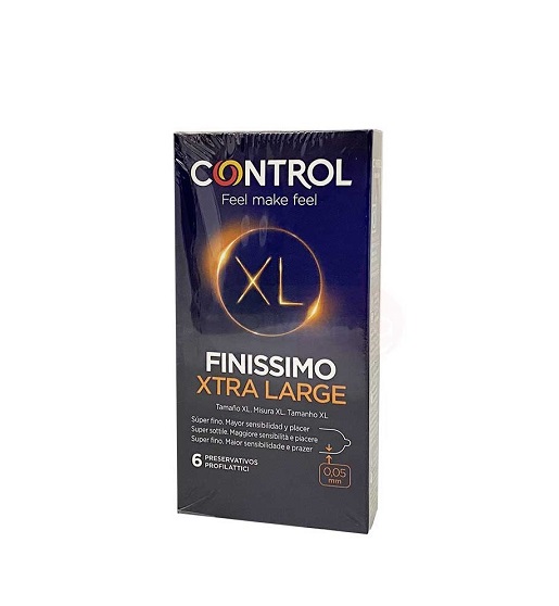 CONTROL FINISSIMO XTRA LARGE 6 PEZZI - Farmafamily.it