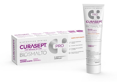 CURASEPT BIOSMALTO MOUSSE DENTI SENSIBILI 50 ML - Farmafamily.it