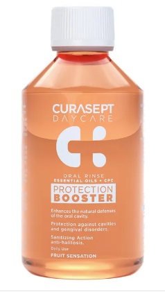 CURASEPT DAYCARE COLLUTORIO PROTECTION BOOSTER FRUIT SENSATION 100 ML - Farmafamily.it
