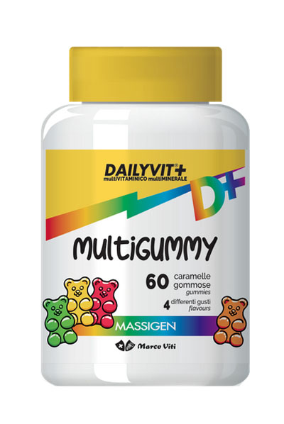 DAILYVIT MULTIGUMMY 60 CARAMELLE GOMMOSE - Farmafamily.it