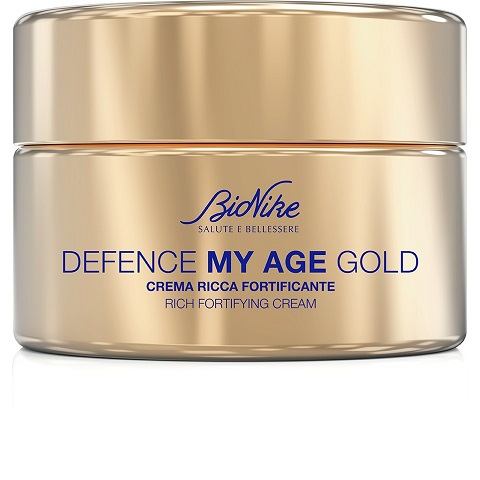 DEFENCE MY AGE GOLD CREMA VISO RICCA FORTIFICANTE 50 ML - Farmafamily.it