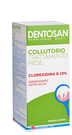 Dentosan Clorexidina 0,12% Collutorio Trattamento Mese 200 ml - Farmafamily.it