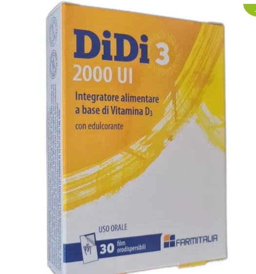 DIDI3 2000 UI 30 FILM ORODISPERSIBILI - Farmafamily.it
