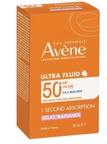 EAU THERMALE AVENE SOLARE ULTRA FLUID LUMINOSITA' SPF 50+ 50 ML - Farmafamily.it