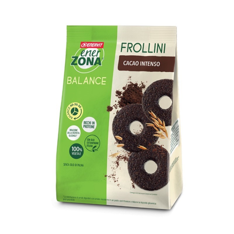 ENERZONA FROLLINI GUSTO CACAO INTENSO EX FONDENTE INTENSO 250 G - Farmafamily.it