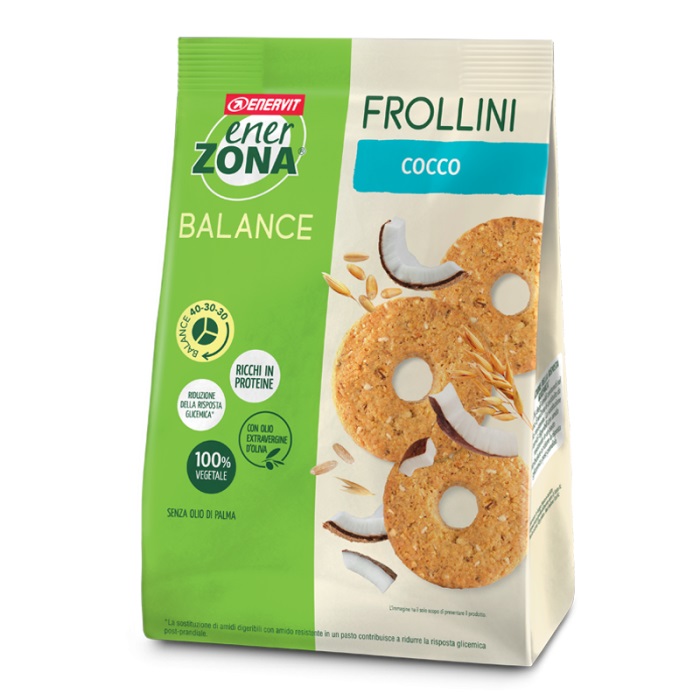 ENERZONA FROLLINI COCCO 40-30-30 250 gr - Farmafamily.it