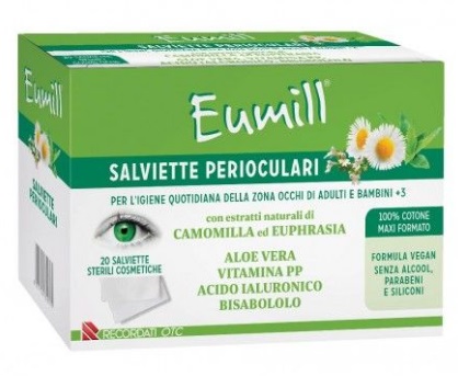 EUMILL SALVIETTE PERIOCULARI 20 PEZZI - Farmafamily.it