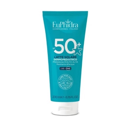 EUPHIDRA KALEIDO LATTE SOLARE BAMBINI SPF50+ 200 ML - Farmafamily.it