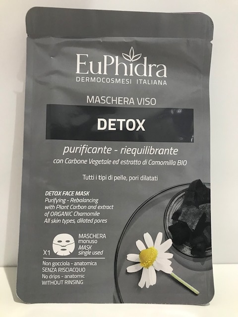EUPHIDRA MASCHERA VISO DETOX 1 PEZZO - Farmafamily.it
