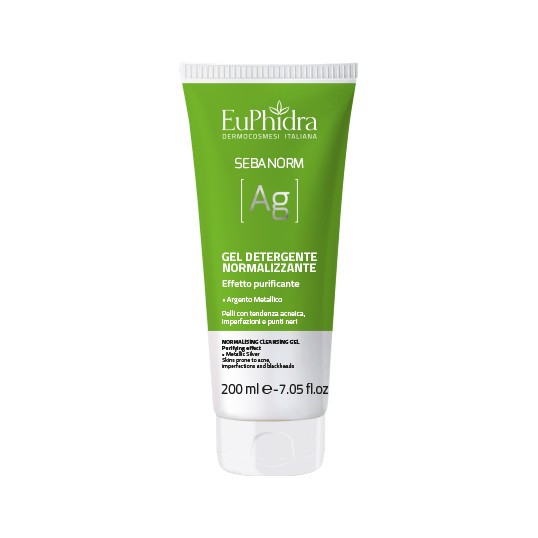 EUPHIDRA SEBANORM AG GEL DETERGENTE 200 ML - Farmafamily.it