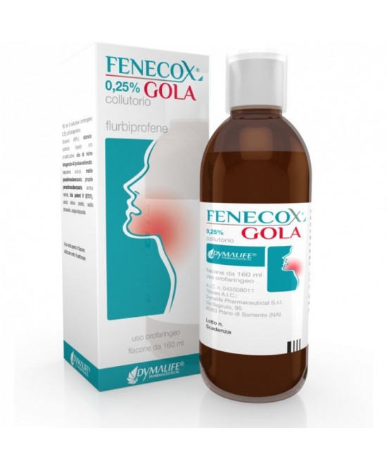 FENECOX GOLA*COLLUT 160ML0,25% - Farmafamily.it