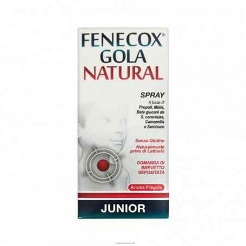 FENECOX GOLA NATURAL SPRAY JUNIOR 25 ML - Farmafamily.it