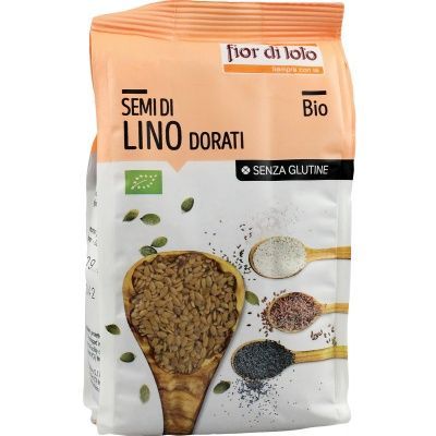 SEMI LINO DORATI SENZA GLUTINE BIO 400 G - Farmafamily.it